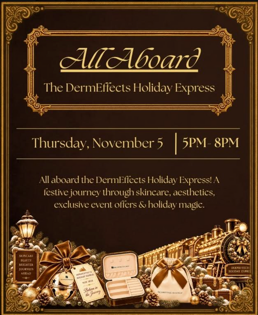 Your Golden DermEffects Holiday Express Ticket